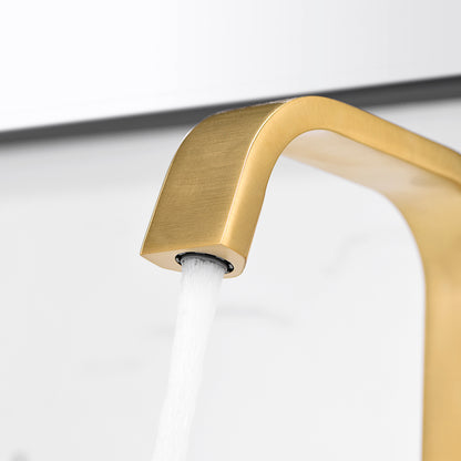 MSC14-TG 4 in. Centerset 2-Handle Bathroom Faucet in Brushed Gold