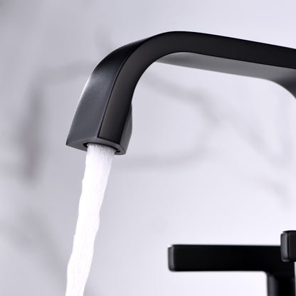 MSC14-TM 4 in. Centerset 2-Handle Bathroom Faucet in Matte Black