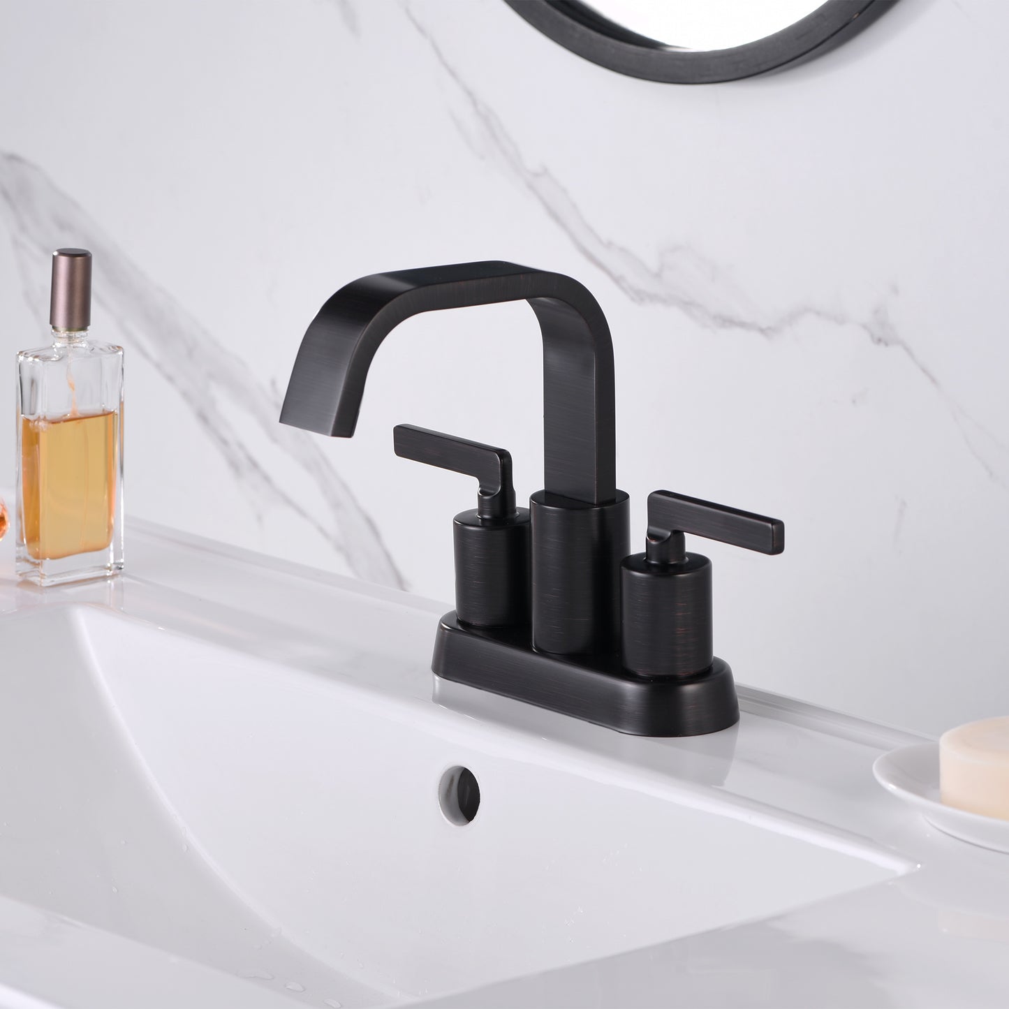 MSC14-TO 4 in. Centerset 2-Handle Bathroom Faucet in Oil Rubbed Bronze