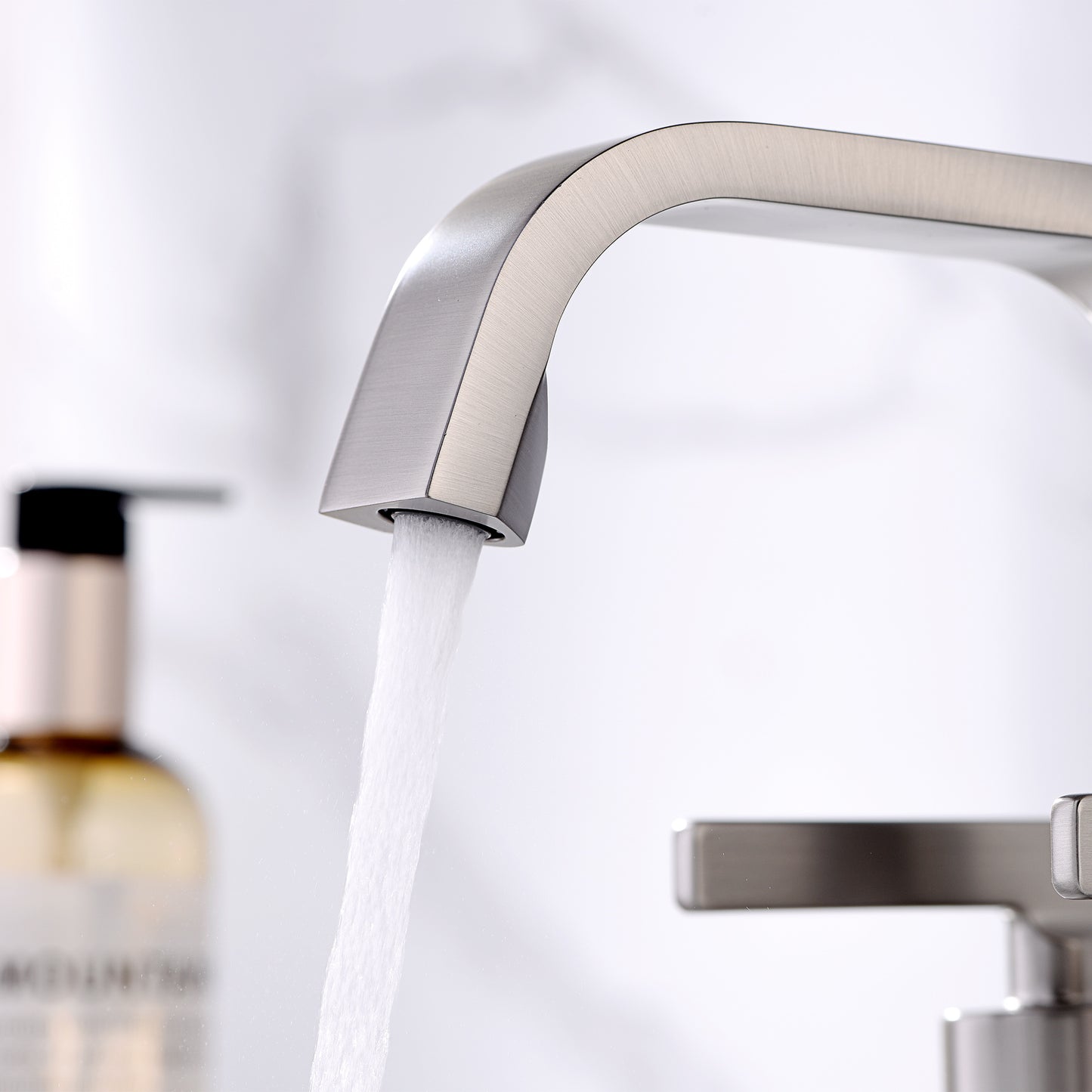 MSC14-TB 4 in. Centerset 2-Handle Bathroom Faucet in Brushed Nickel
