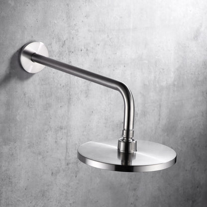 RA02-B 15 in. Shower Arm and Flange, Brushed Nickel