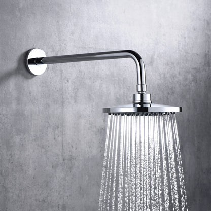 RA02-C 15 in. Shower Arm and Flange, Chrome