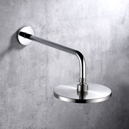RA02-C 15 in. Shower Arm and Flange, Chrome