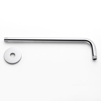 RA02-C 15 in. Shower Arm and Flange, Chrome