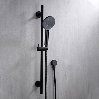 SB01-30-M 30 in. Adjustable Slide Bar for Handheld Showerheads in Matte Black