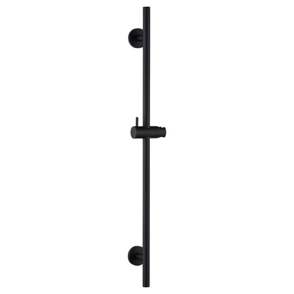 SB01-30-M 30 in. Adjustable Slide Bar for Handheld Showerheads in Matte Black