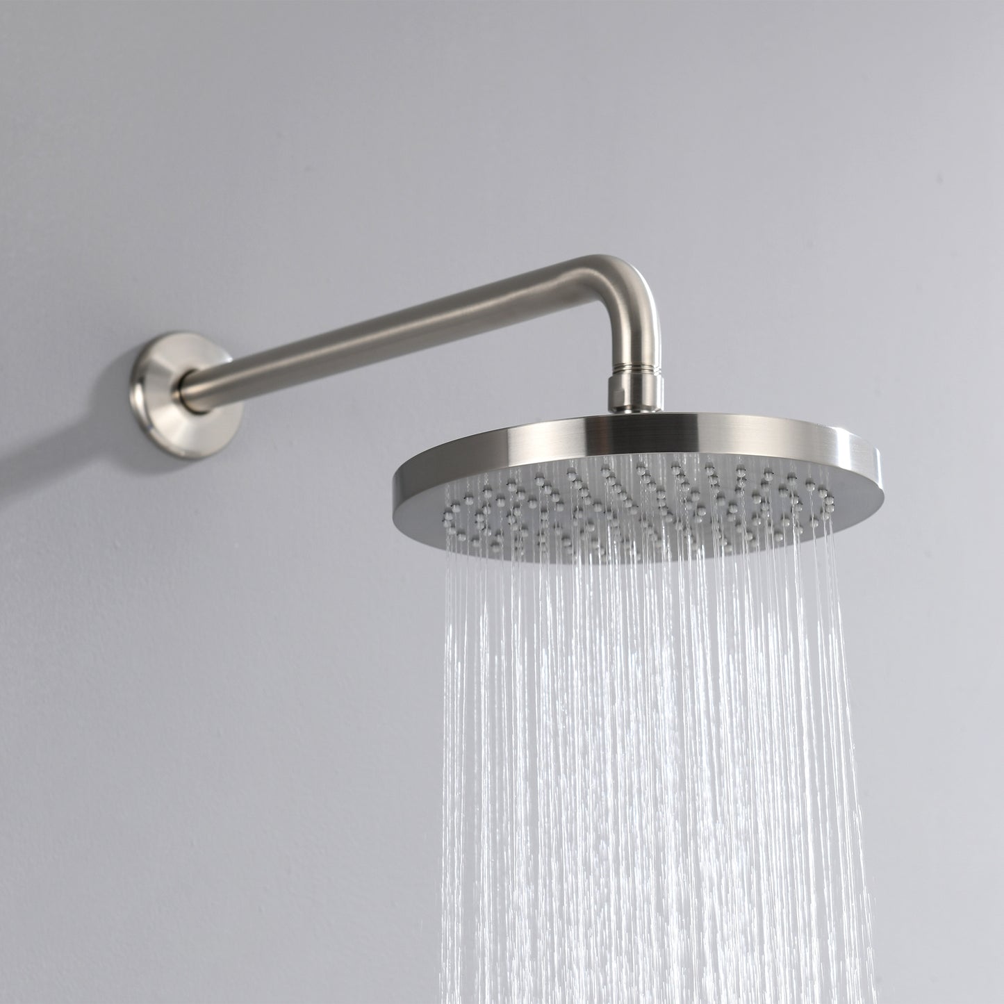 SS-C02-TB Single-Handle 1-Spray Tub and Shower Faucet 1.8 GPM with Valve in Brushed Nickel (Valve Included)