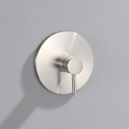 SS-C02-TB Single-Handle 1-Spray Tub and Shower Faucet 1.8 GPM with Valve in Brushed Nickel (Valve Included)