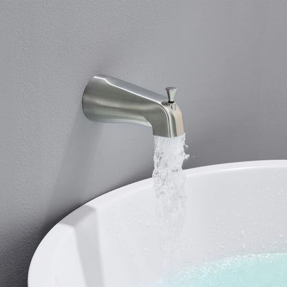 SS-C02-TB Single-Handle 1-Spray Tub and Shower Faucet 1.8 GPM with Valve in Brushed Nickel (Valve Included)