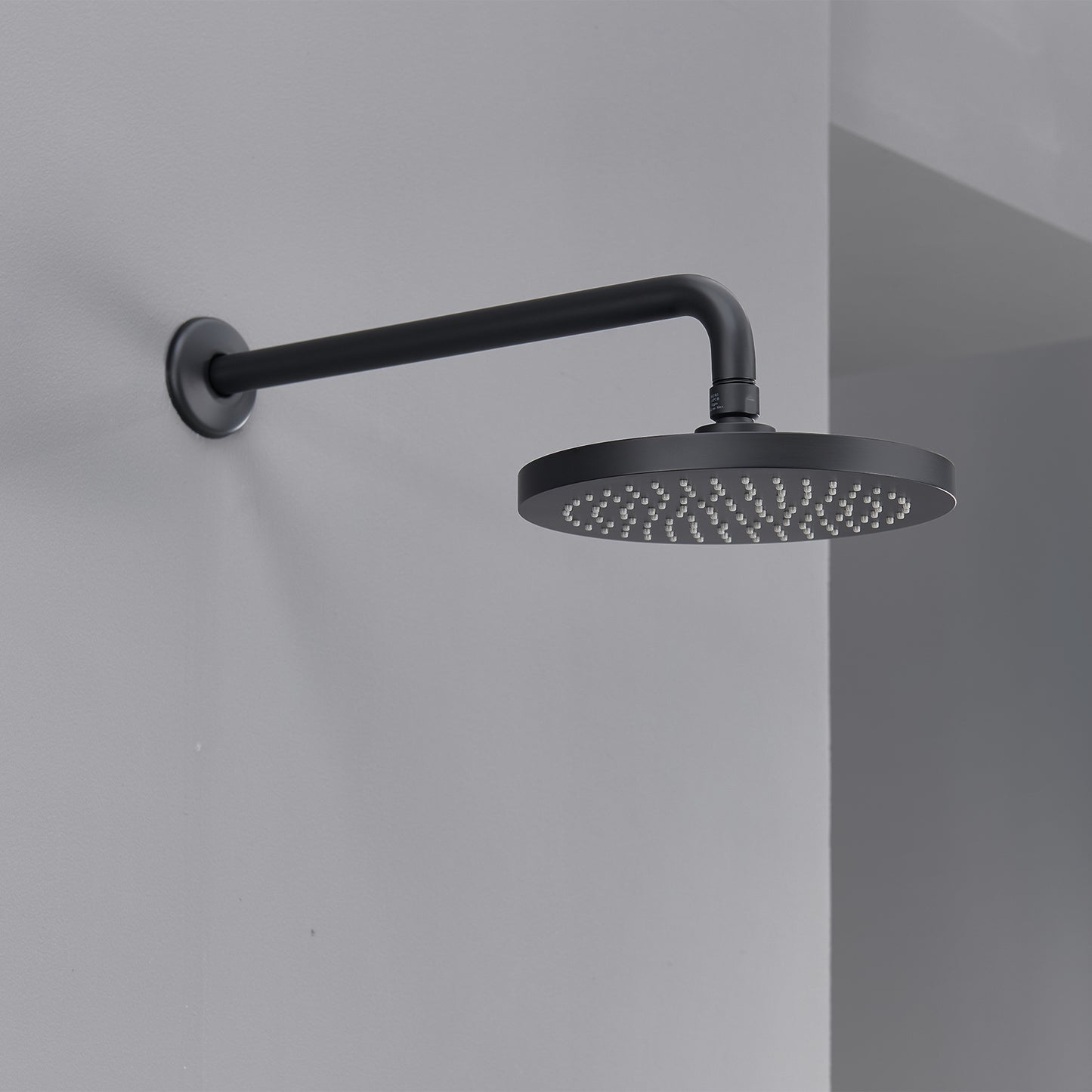 SS-D02-TM Single-Handle 3-Spray 24 in. Wall Bar Shower Faucet Kit with Hand Shower in Matte Black (Valve Included)