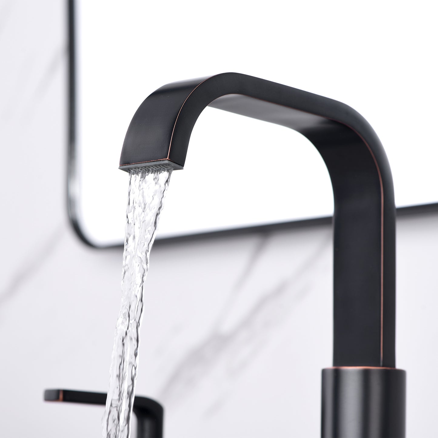 WSP03-TO Contemporary 8 in. Widespread 2-Handle Bathroom Faucet with Pop-Up Drain in Oil Rubbed Bronze