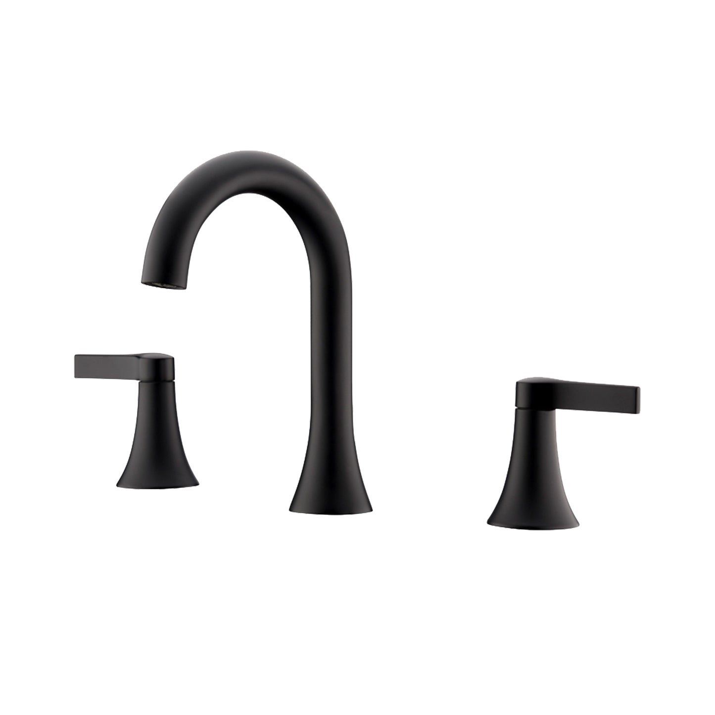 Reesley WSP21-TM 8 in. Widespread 2-Handle Bathroom Faucet in Matte Black